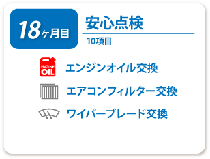 18ヶ月目 安心点検