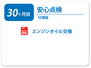 30ヶ月目 安心点検